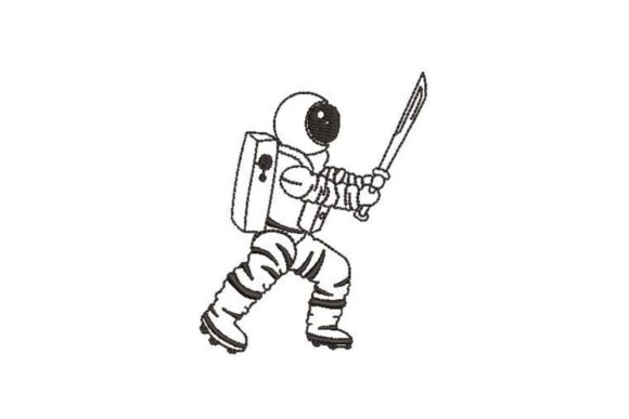 Astronaut Holding Samurai Sword: A Designer's Review
