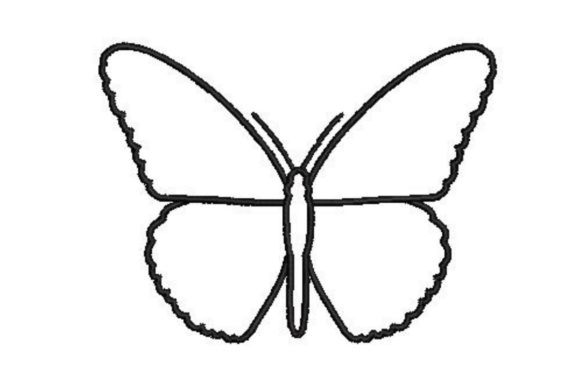 Butterfly Line Drawing: A Seasonal Embroidery Review