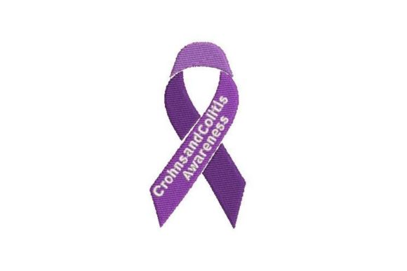 Crohns and Colitis Awareness Ribbon Design Review