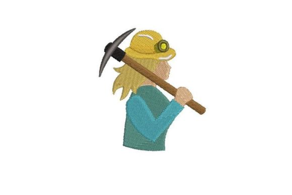 Female Coal Miner: A Bold Work Embroidery Review