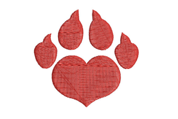 Paw Print Heart Shape: A Holiday Embroidery Review