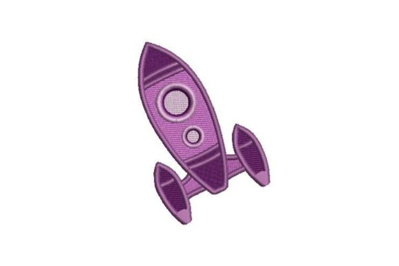 Purple Spaceship: A Whimsical Machine Embroidery Design Review