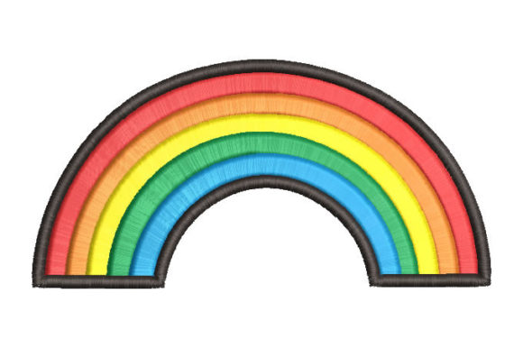 Rainbow Colors with Black Border: A Designer's Review